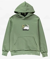 RIPNDIP No Music No Life Dusty Olive Hoodie