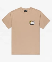 RIPNDIP No Music No Life Dusty Olive T-Shirt