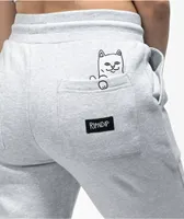 RIPNDIP Peeking Nerm Light Grey Jogger Sweatpants