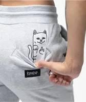 RIPNDIP Peeking Nerm Light Grey Jogger Sweatpants