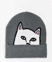 RIPNDIP Peeking Nermal Grey Beanie