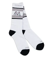 RIPNDIP Peeking White Crew Socks