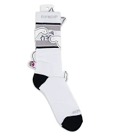 RIPNDIP Peeking White Crew Socks