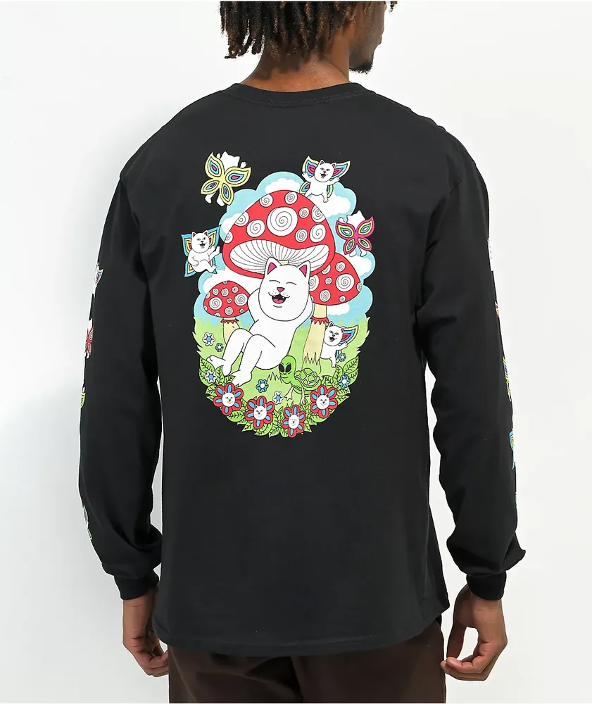 RIPNDIP Promised Land Black Long Sleeve T-Shirt