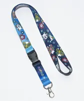 RIPNDIP Promised Land Blue Lanyard