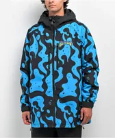 RIPNDIP Psychedelic Blue & Black 10K Snowboard Jacket
