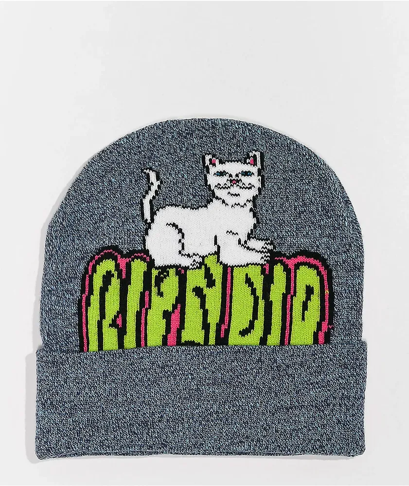 RIPNDIP Psychedelic Blue Beanie