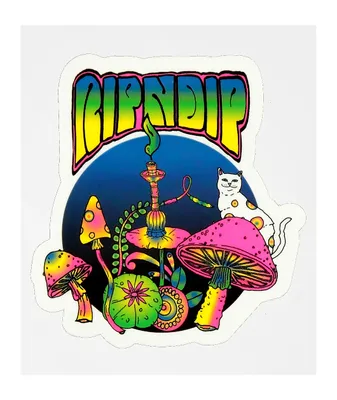 RIPNDIP Psychedelic Sticker