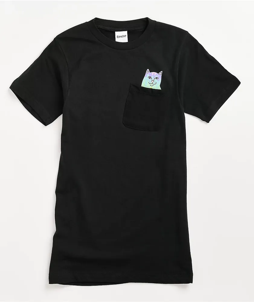 RIPNDIP Rainbow Nerm Black T-Shirt