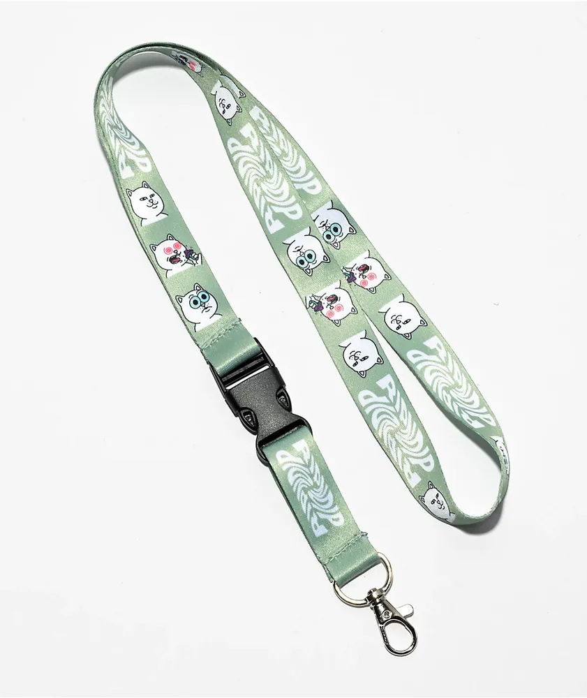 RIPNDIP Shroom Diet Green Lanyard