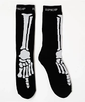 RIPNDIP Skelly Nerm Black Crew Socks