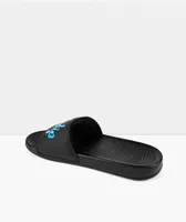 RIPNDIP Sprinkles Airbrush Logo Black Slide Sandals