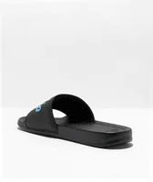 RIPNDIP Sprinkles Airbrush Logo Black Slide Sandals