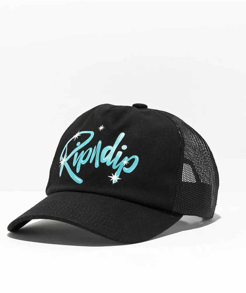 RIPNDIP Skull Face Brown & White Trucker Hat