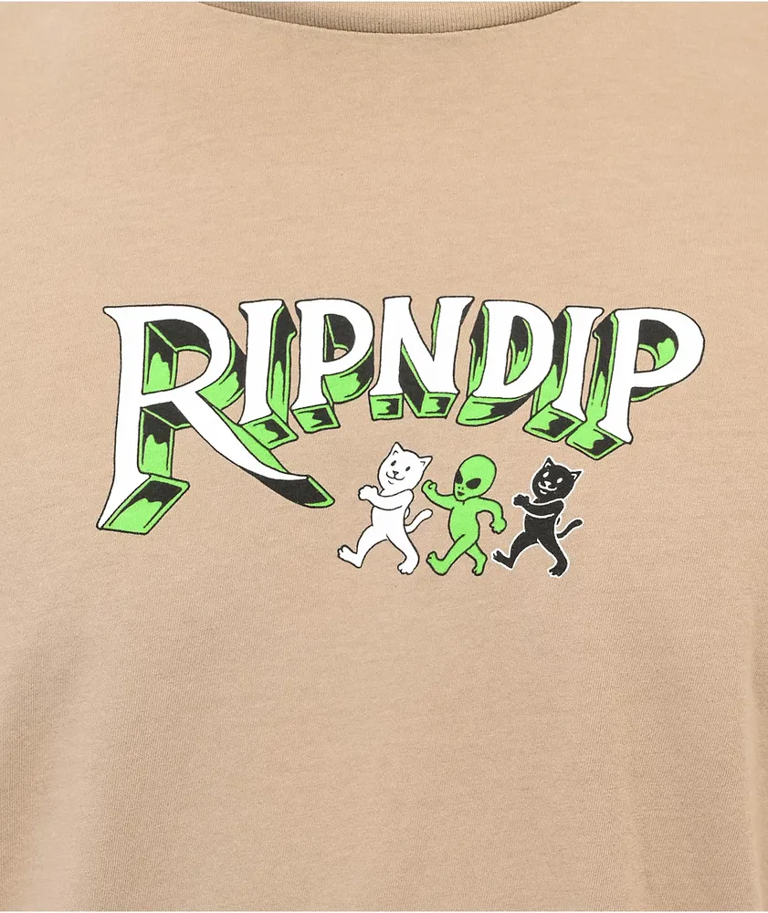 RIPNDIP Strange Forest Almond T-Shirt