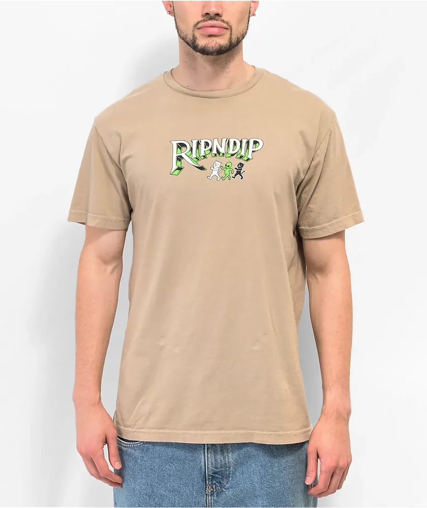 RIPNDIP Strange Forest Almond T-Shirt