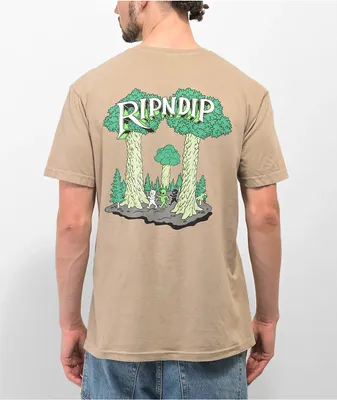 RIPNDIP Strange Forest Almond T-Shirt