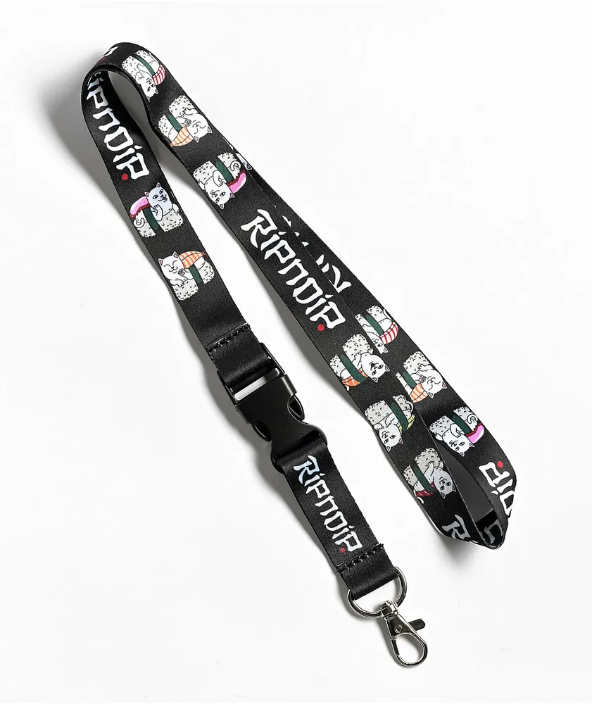 RIPNDIP Sushi Nerm Black Lanyard