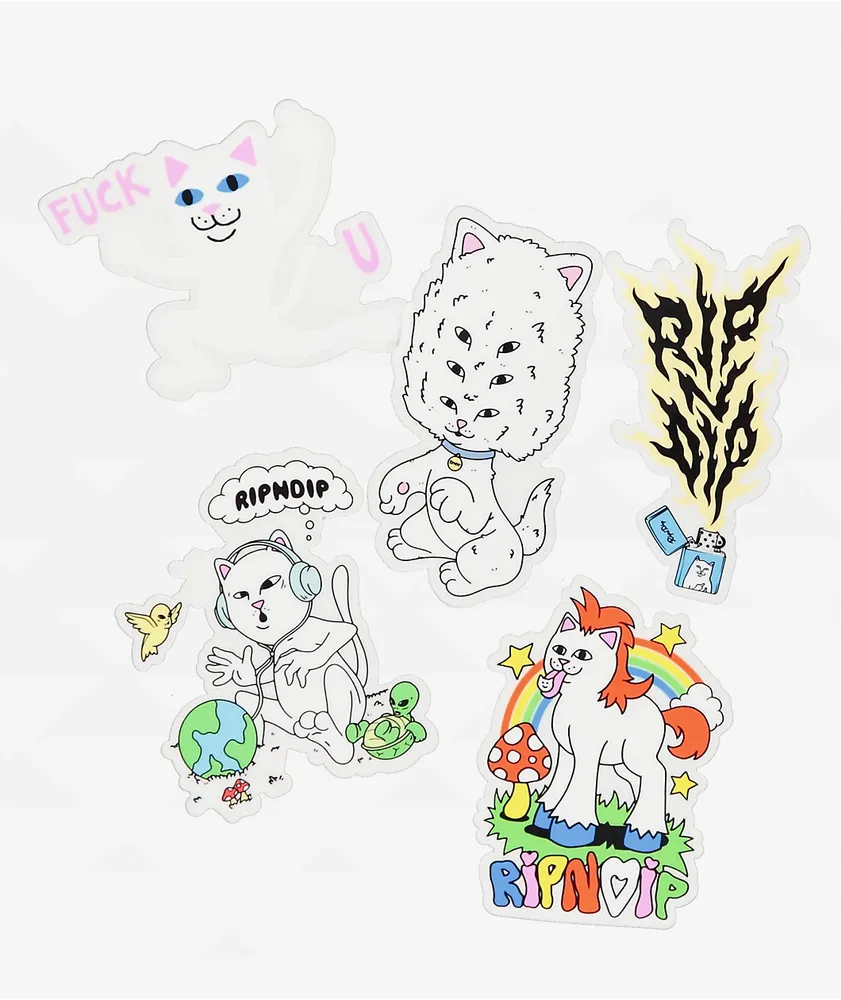 RIPNDIP Taste The Rainbow Sticker Pack