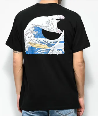 RIPNDIP The Great Wave Of Nerm Black T-Shirt