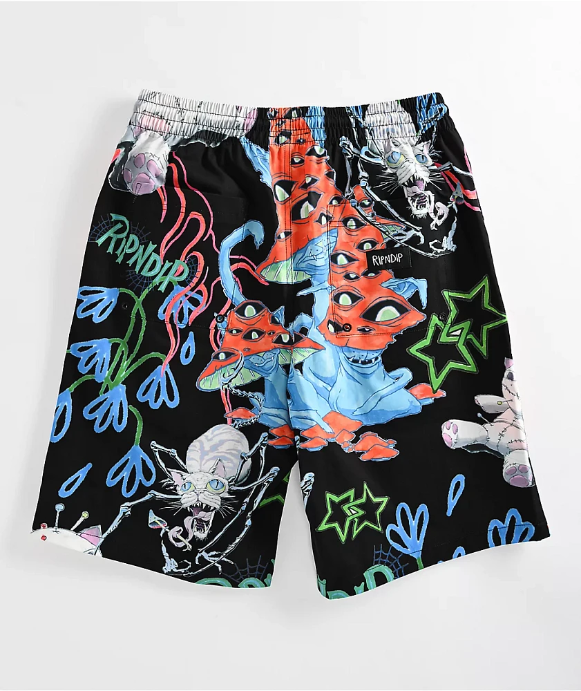 RIPNDIP Travis Black Board Shorts