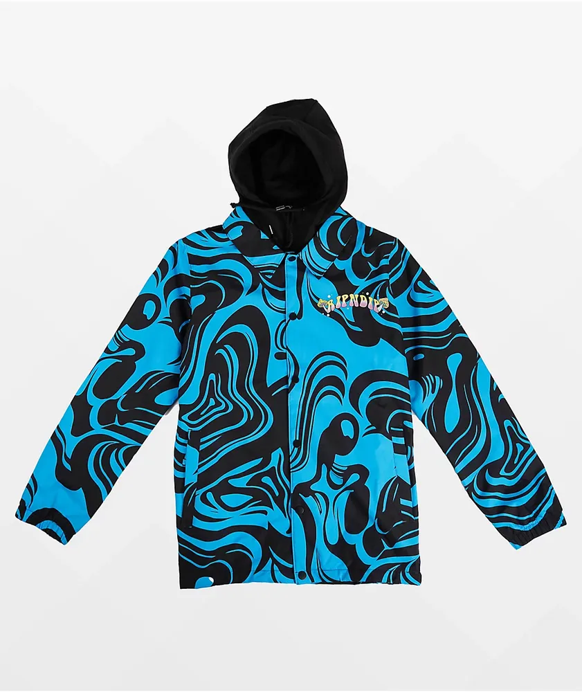 RIPNDIP Trippy Treat Black & Blue 10K Snowboard Jacket 2023