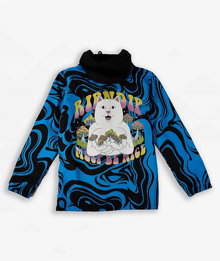 RIPNDIP Trippy Treat Black & Blue 10K Snowboard Jacket 2023