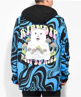 RIPNDIP Trippy Treat Black & Blue 10K Snowboard Jacket 2023