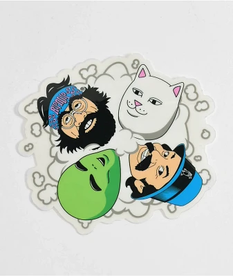 RIPNDIP x Cheech And Chong Puff Puff Sticker