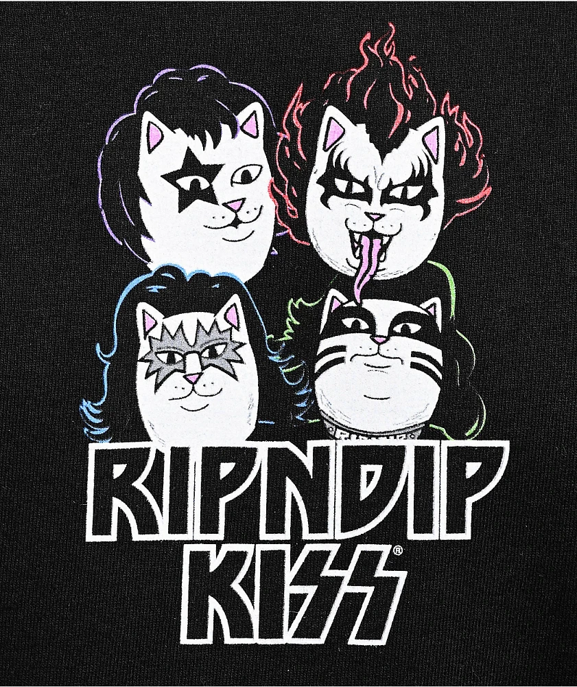 RIPNDIP x KISS Made For Lovin Black T-Shirt