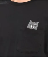 RIPNDIP x SUS BOY Black Pocket T-Shirt