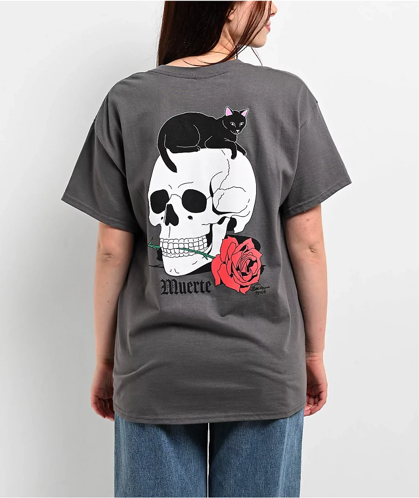 RIPNDIP x Walter Mercado Muerte Charcoal T-Shirt