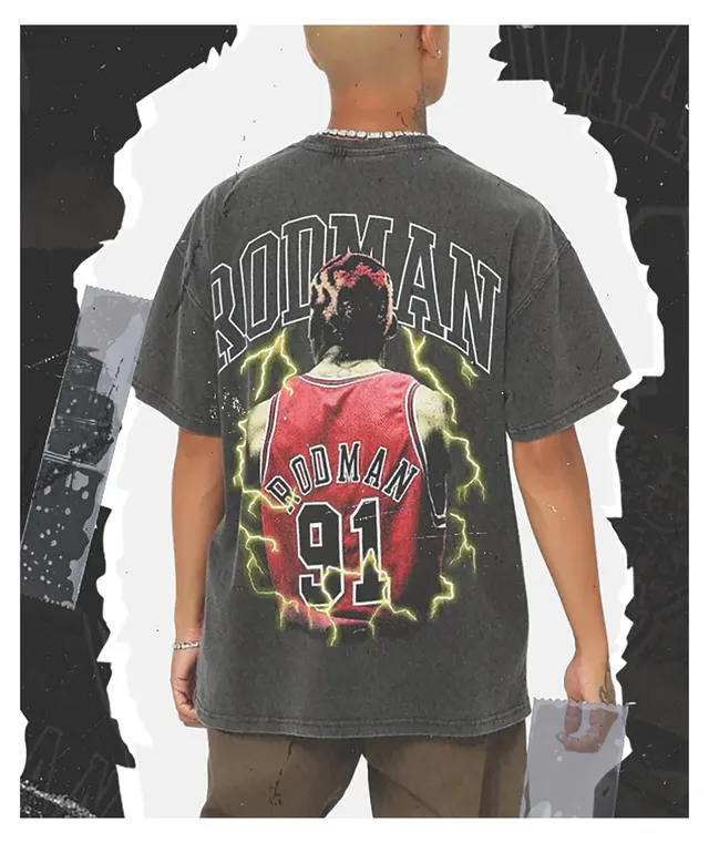 RODMAN BRAND Bolt Black Washed T-Shirt