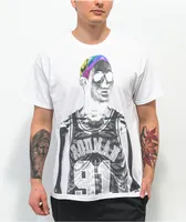 RODMAN BRAND Skeleton White T-Shirt