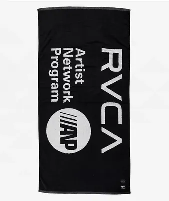 RVCA ANP Black Beach Towel