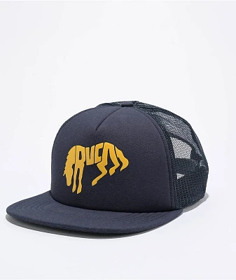 RVCA Buck Navy Trucker Hat