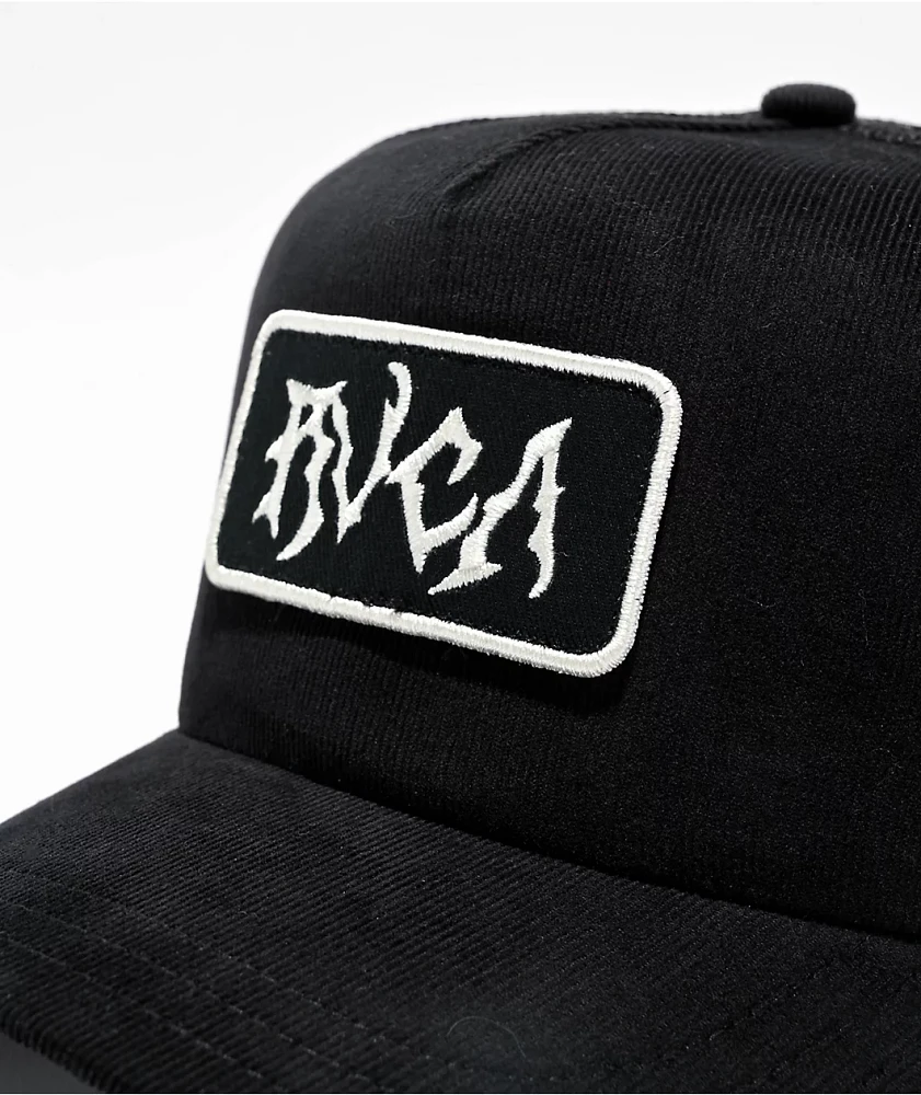 RVCA Call Box Black Trucker Hat