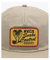 RVCA Cobra Services Khaki Snapback Hat