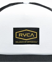 RVCA Dayshift Black & White Trucker Hat
