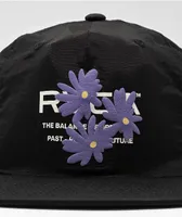 RVCA Ground Cover Black Snapback Hat