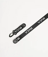 RVCA Logo Black Lanyard