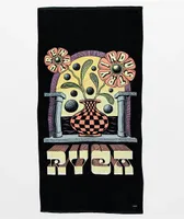 RVCA Martin Anders Black Beach Towel