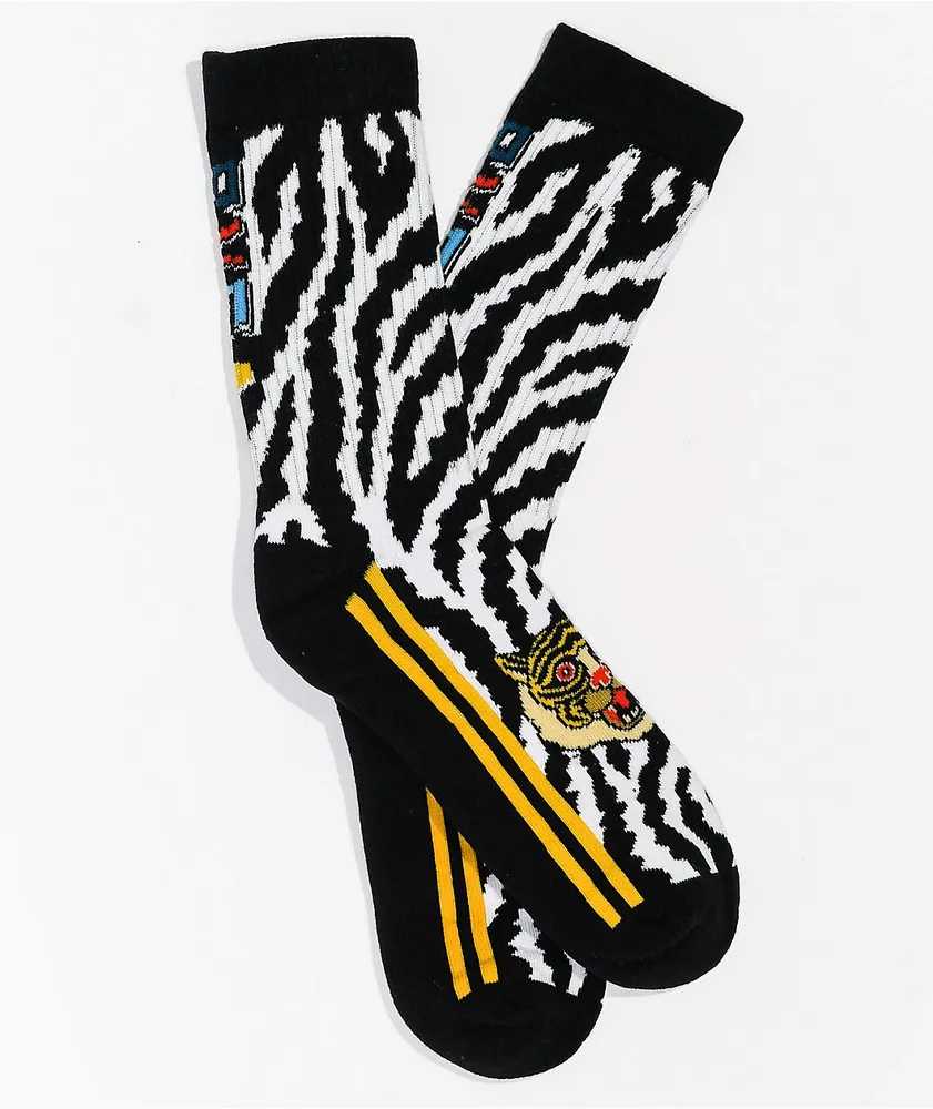 RVCA Matt Leines Black Crew Socks