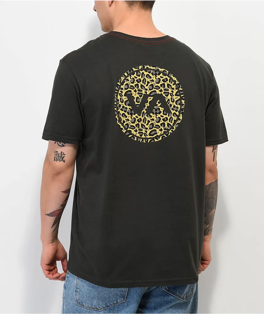 RVCA Mod Fill Black Wash T-Shirt