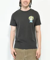 RVCA Mushtoon Black Dyed T-shirt