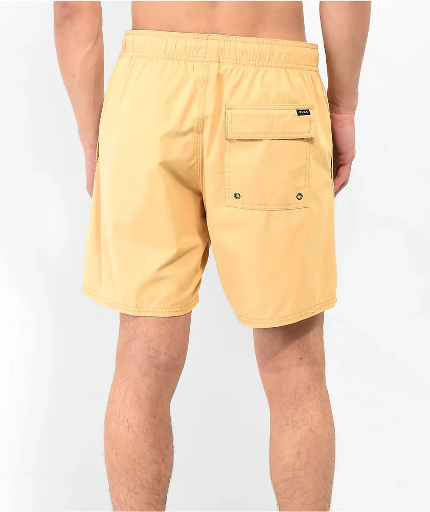 RVCA Opposites Yellow Hybrid Shorts