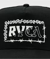 RVCA Overgrown Black Trucker Hat