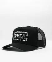 RVCA Overgrown Black Trucker Hat