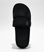 RVCA Peak Black Slide Sandals