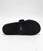 RVCA Peak Black Slide Sandals